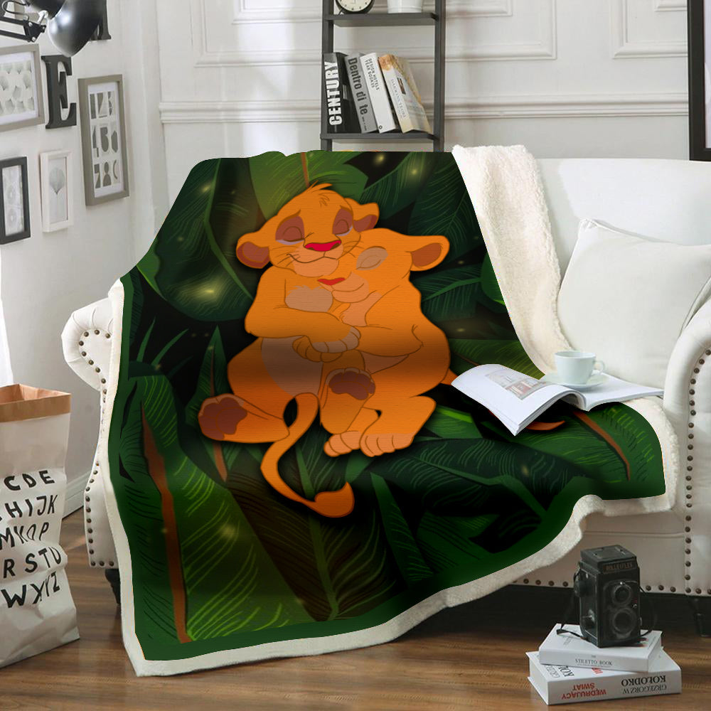 Unifinz Dn Lk Blanket Simba Nala – Lion Blanket Amazing Dn Lk Blanket 2022