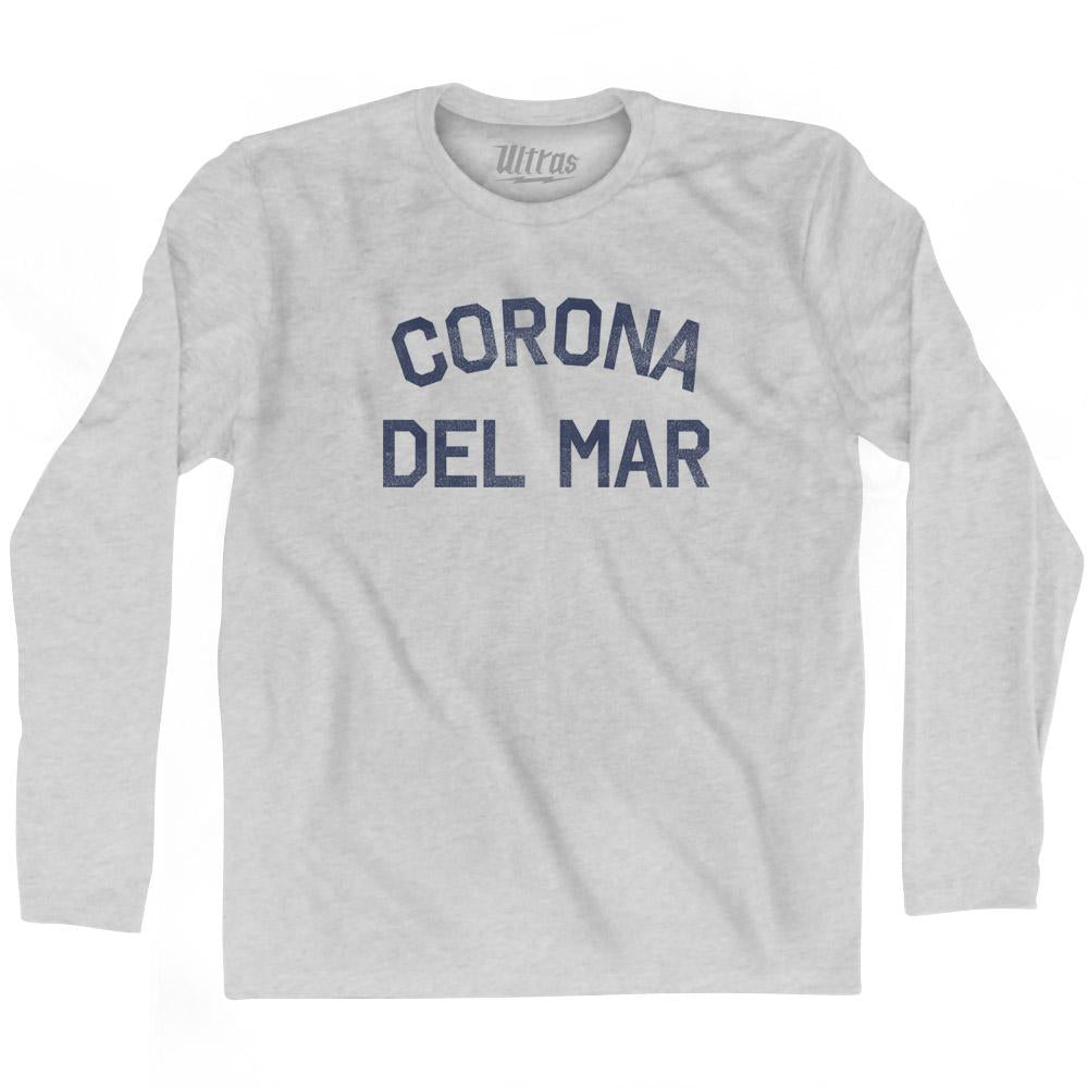 California Corona Del Mar Adult Cotton Long Sleeve Vintage T-shirt