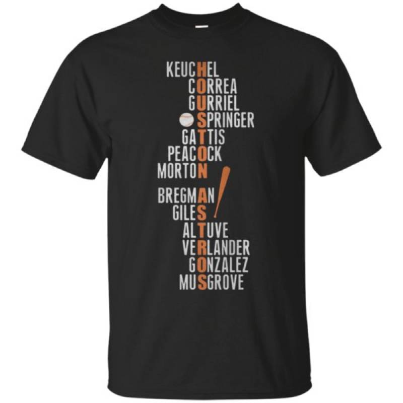 Houston Astros Player Name T-shirt