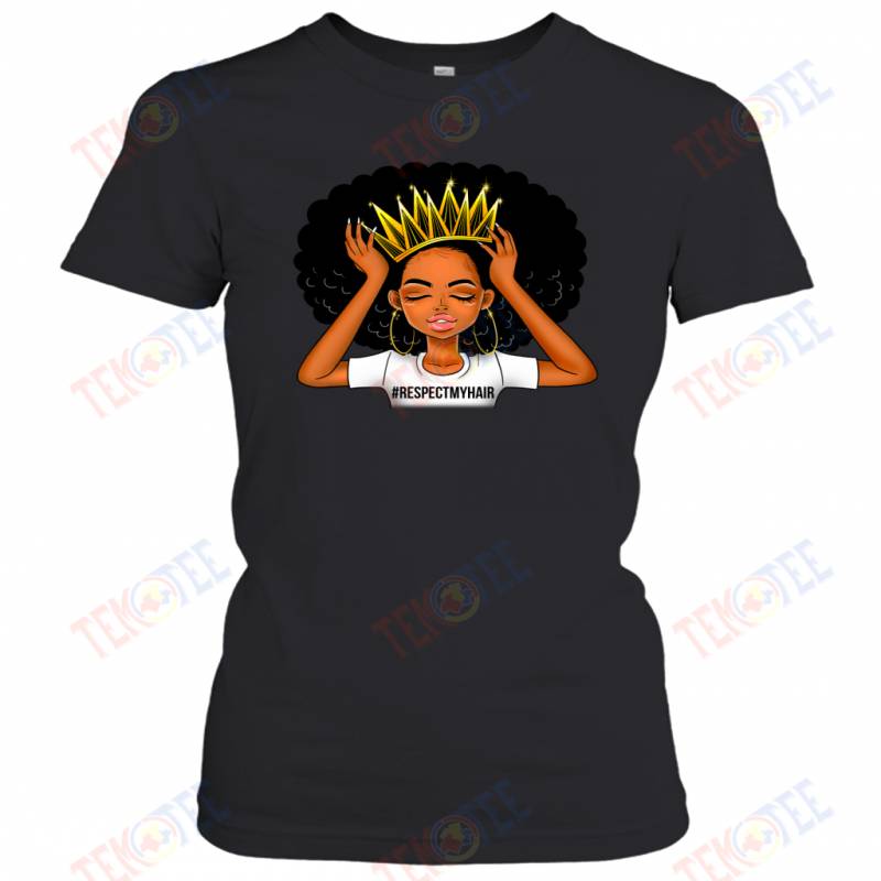 Temotee Respect My Hair Pretty Black Girl Melanin Women TMT762