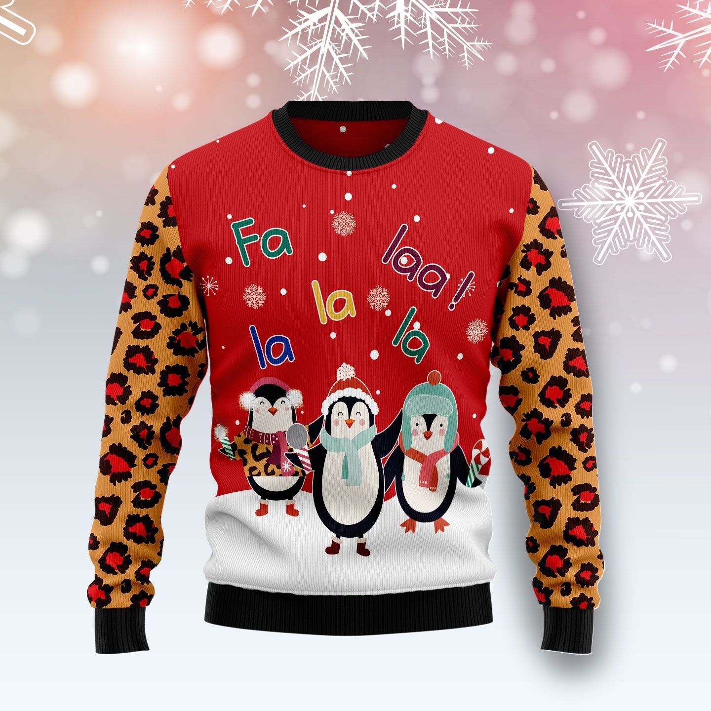 Penguin Christmas Song Ugly Christmas Sweater | For Men & Women | Adult | Us4086