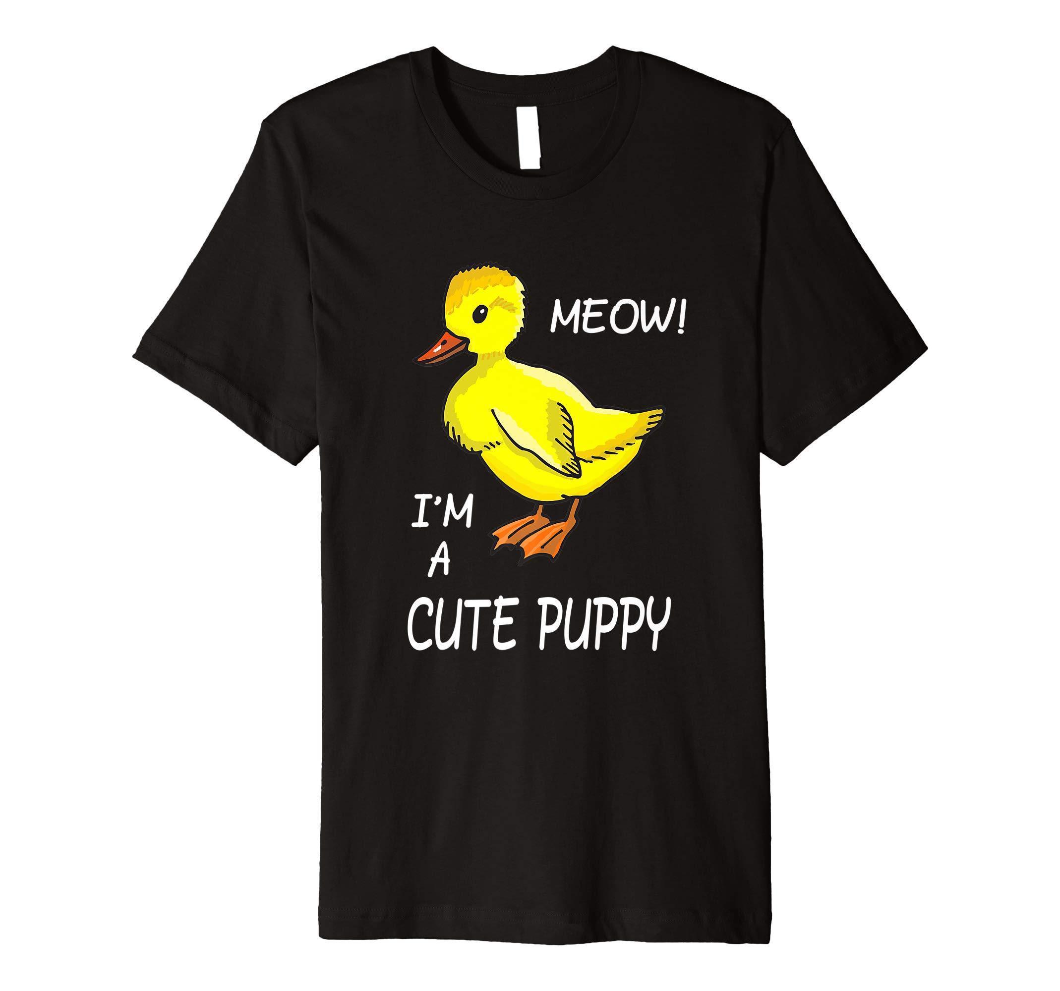 Duck Meow Puppy I Love T Shirt