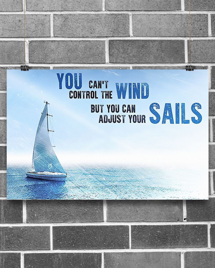 Professions Poster – Sailor Adjust Your Sails Horizontal Canvas And Poster | Wall Decor Visual Art