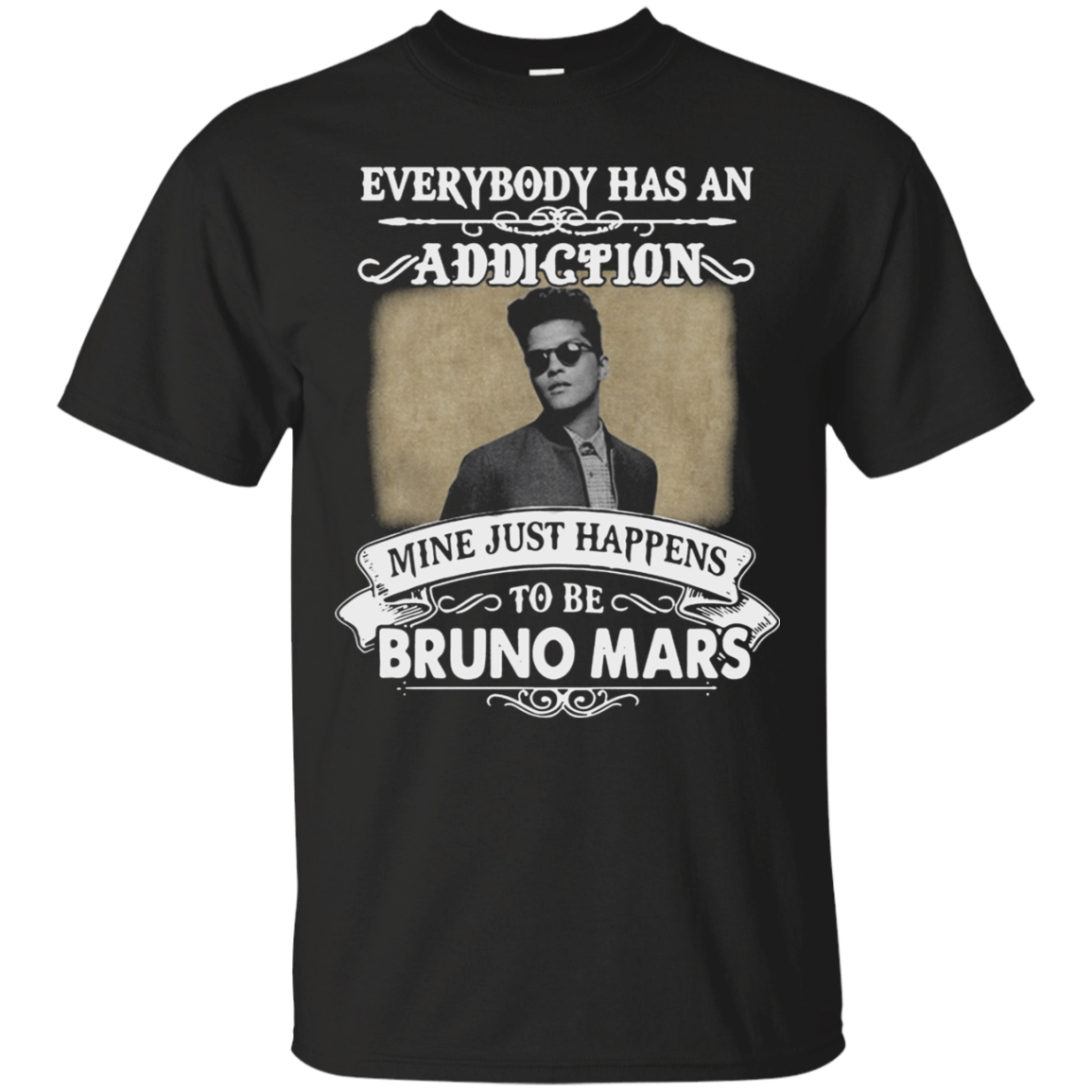 Everybody has an addiction mine just happens to be Bruno Mars shirt Cotton Shirt