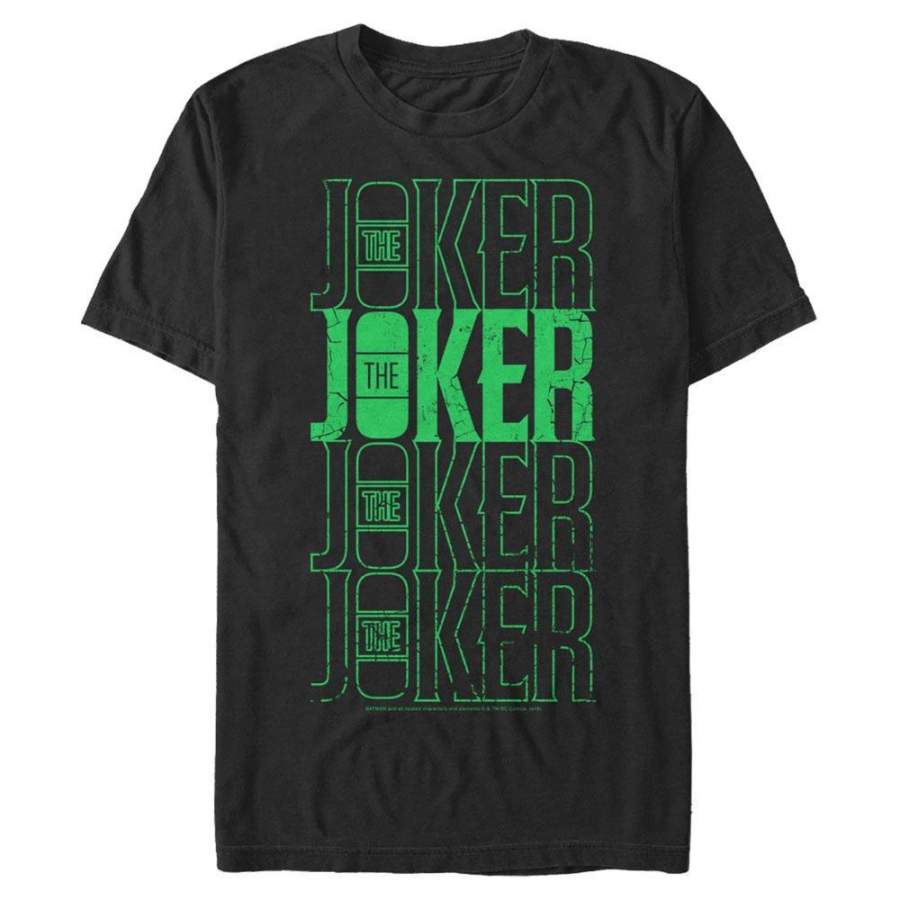 The Joker Spellout – DC Comics: Batman Black T-Shirt