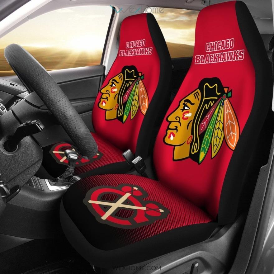 New Fashion Fantastic Chicago Blackhawks Car Seat Covers Unique Car Gift 2021