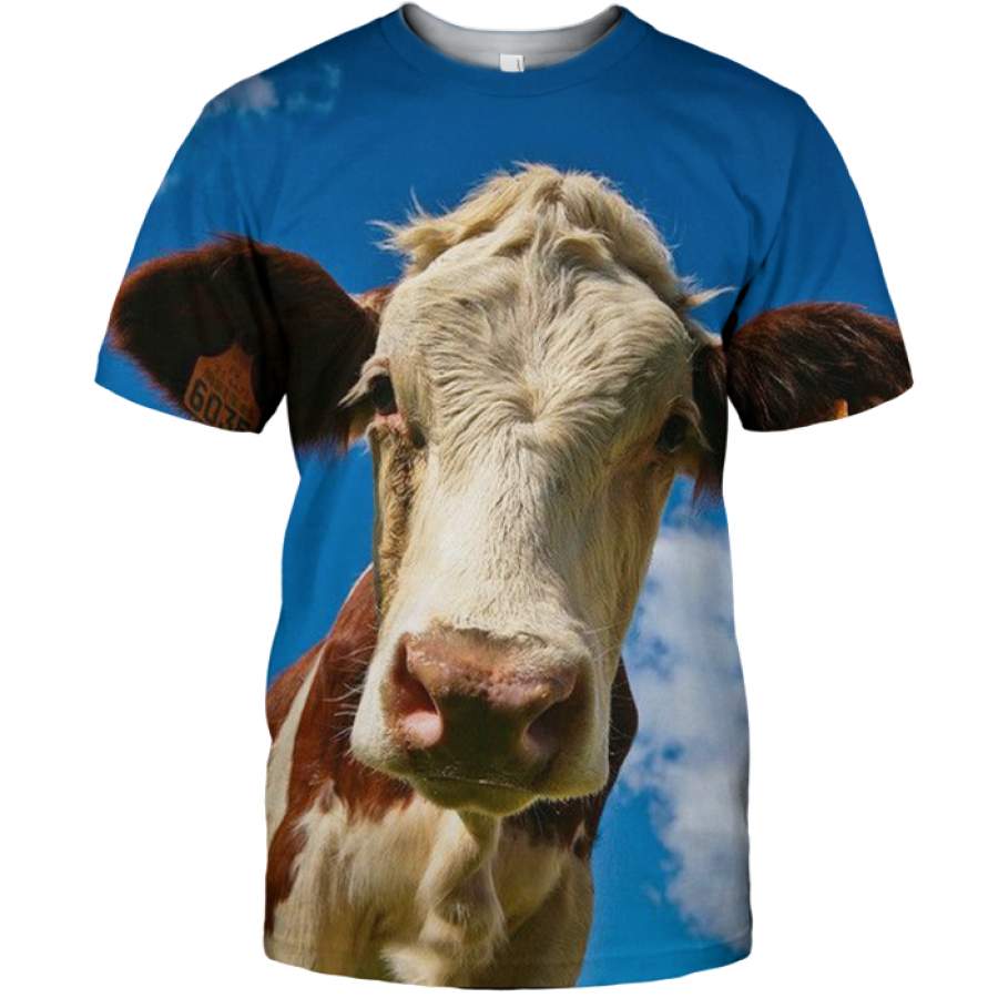 3D All Over Print Lovely Heifer Shirt