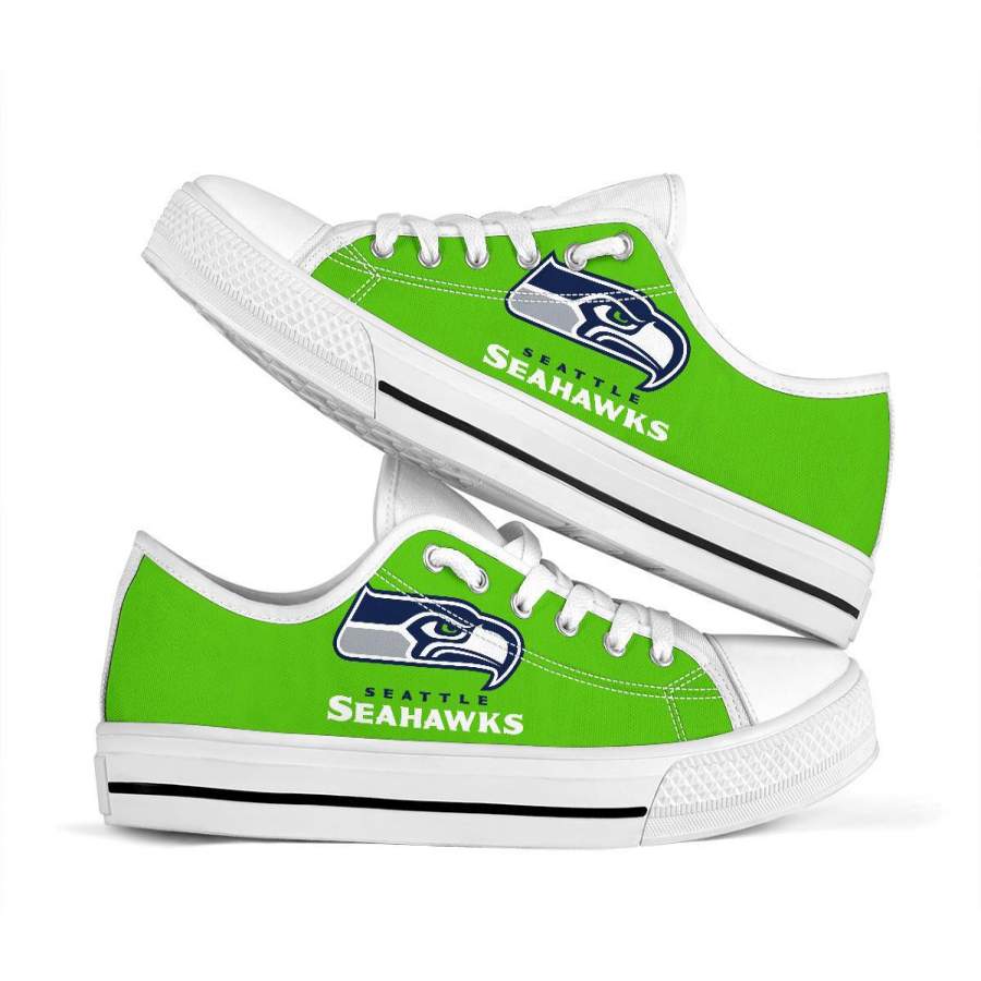 Seattle Seahawks Shoes Low Top Sneakers For Women