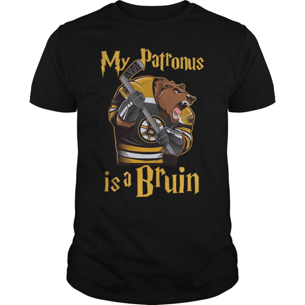 Boston Bruins My Patronus Is A Bruin Hoodie Tank Top And Shirt