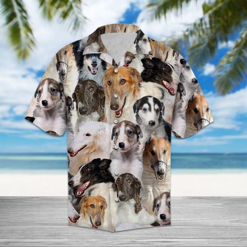 Borzoi Awesome Hawaiian Shirt Ha13335