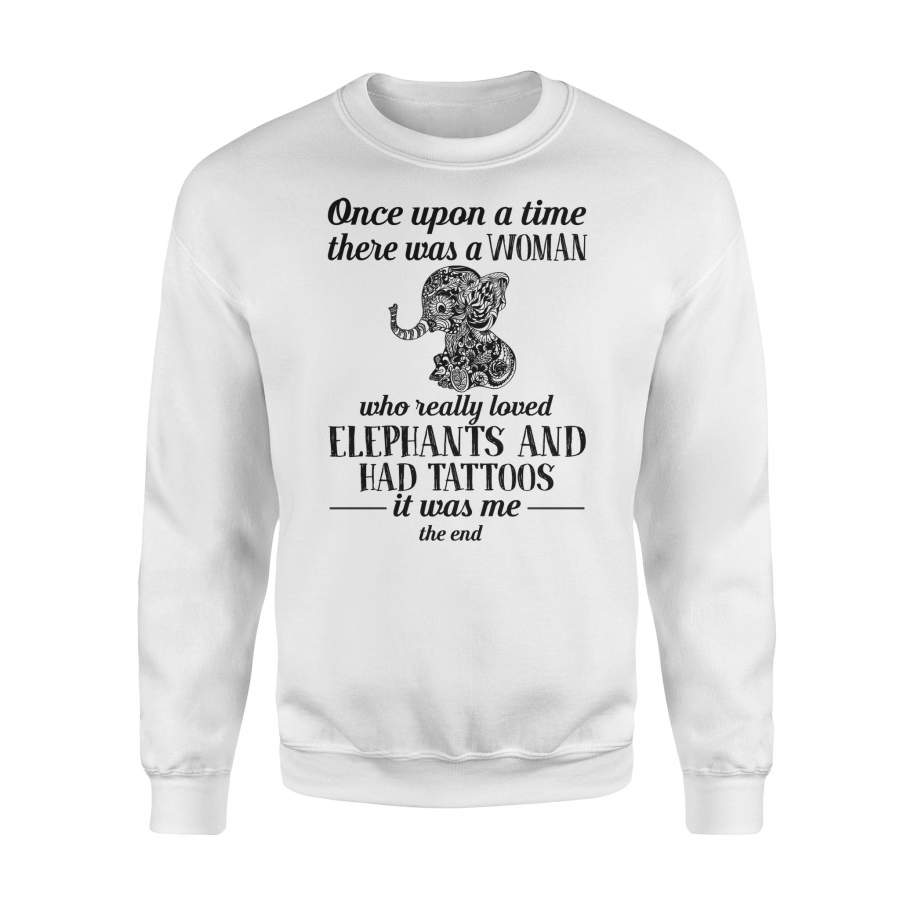 Elephant- Once Upon A Time – Standard Fleece Sweatshirt