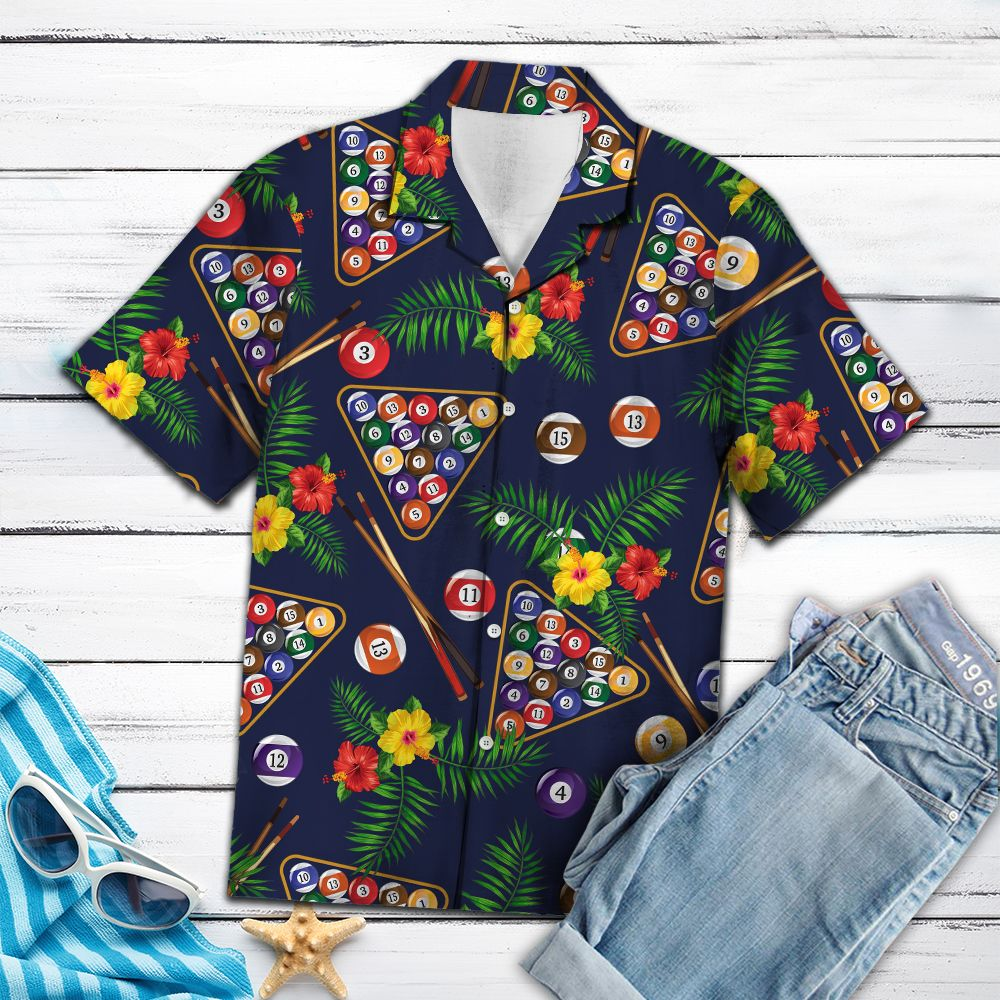 Pool Billiiard Hawaii Shirt Ha54363