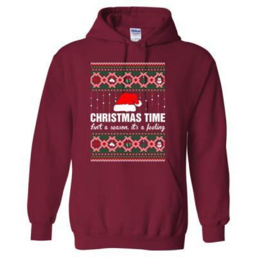 AGR Christmas Time Ugly Sweater Xmas – Heavy Blend™ Hooded Sweatshirt