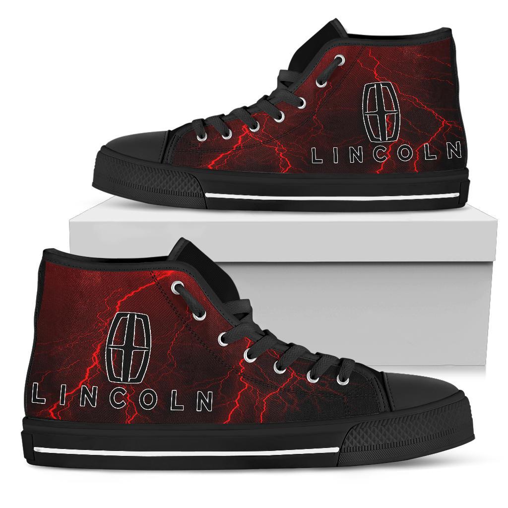 Lincoln Thunder High Top Shoes Red