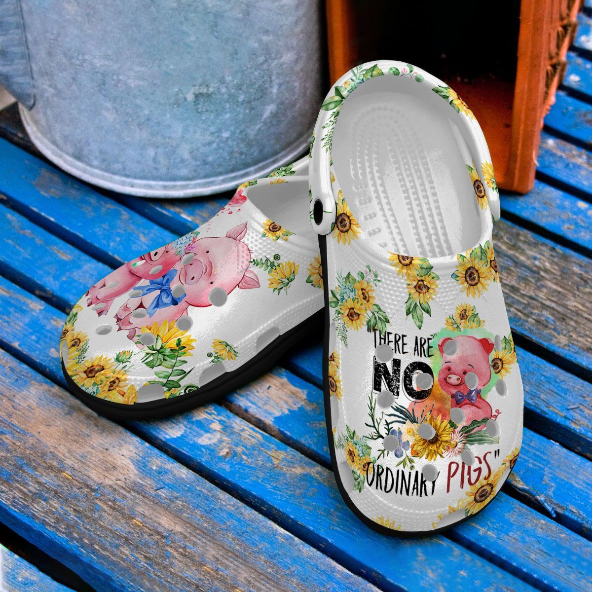 Pig Personalized Clog, Custom Name, Text, Color, Number Fashion Style For Women, Men, Kid, Print 3D There Are No Ordinary Pigs