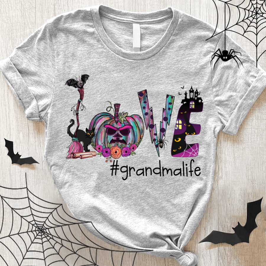 Love Halloween Grandma Life Art Shirt