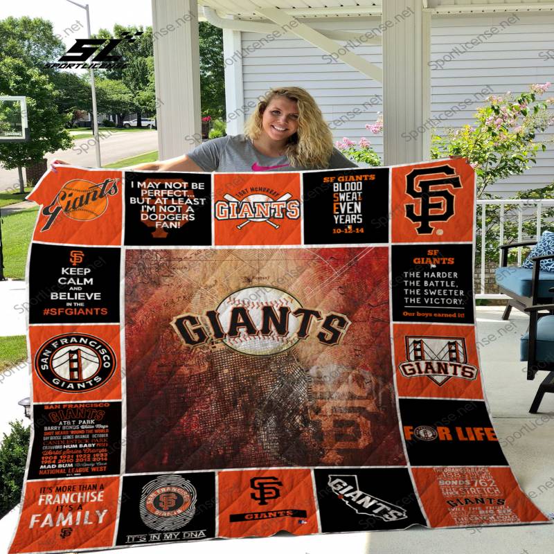 San Francisco Giants quilt blanket