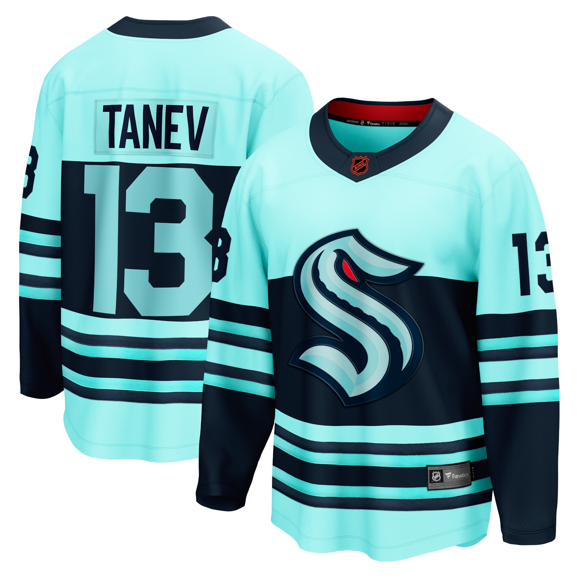 Men's Seattle Kraken Brandon Tanev Teal Special Edition 2.0 Breakaway Player Jersey