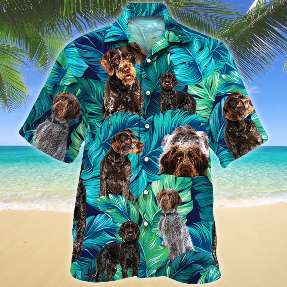 German Wirehaired Pointer Dog Lovers Hawaiian Shirt Ha25239