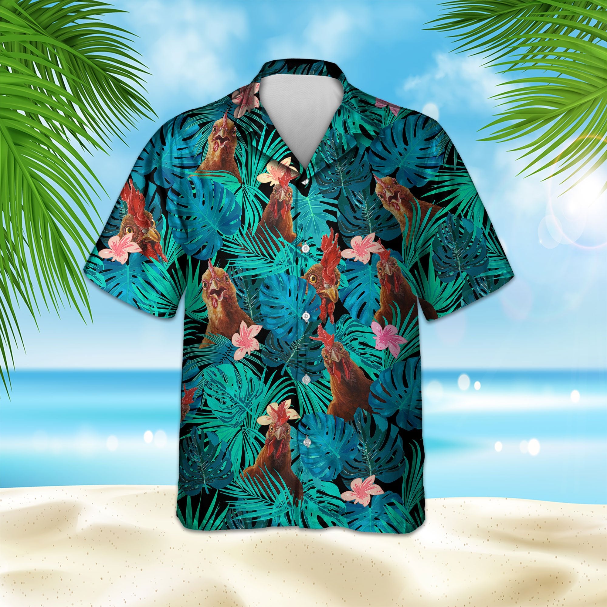 Chickens Hawaii Shirt Ha58105