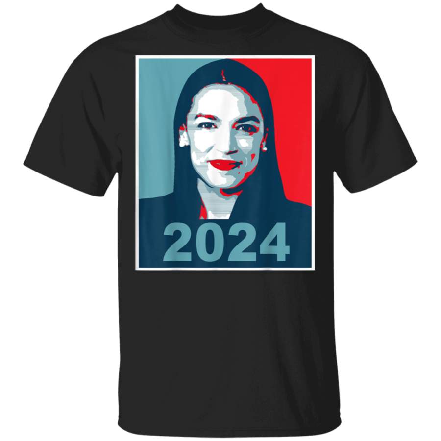 Alexandria OcasioCortez 2024 Obama Hope Style tshirt