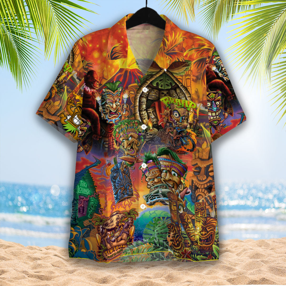 Aloha Tiki Funny Hawaiian Shirt – For Men And Women – Adult