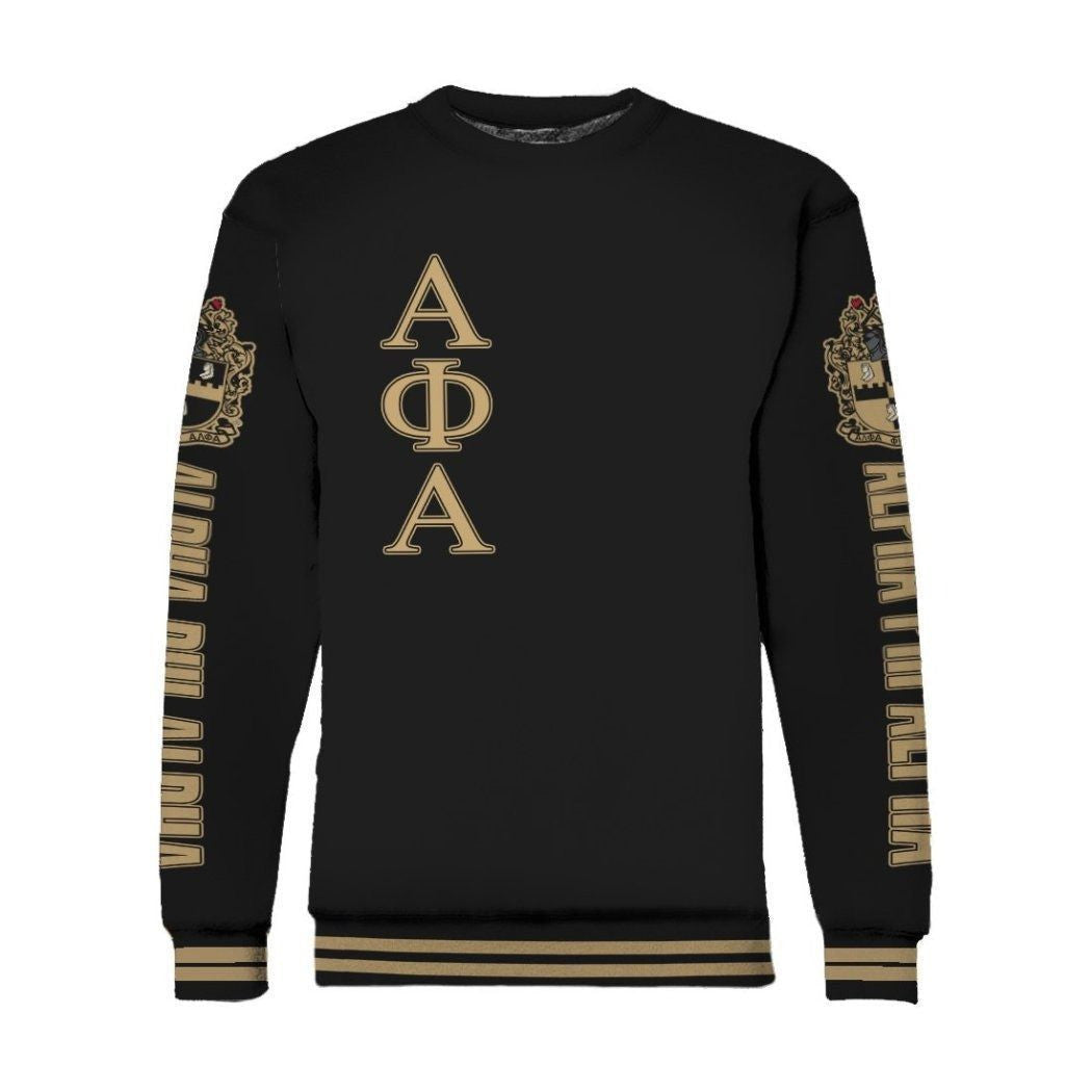 Fraternity Sweatshirt – Alpha Phi Alpha Sphinx Manly Deeds Sweatshirt