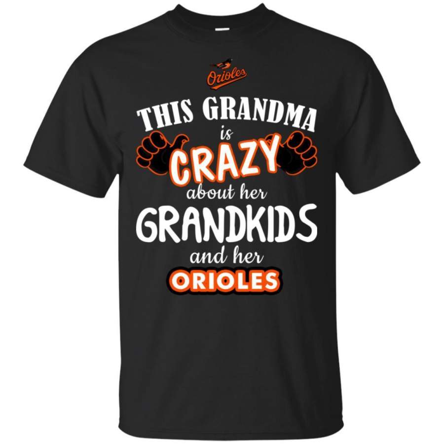 This Grandma Is Crazy About Her Grandkids And Her Baltimore Orioles T Shirt