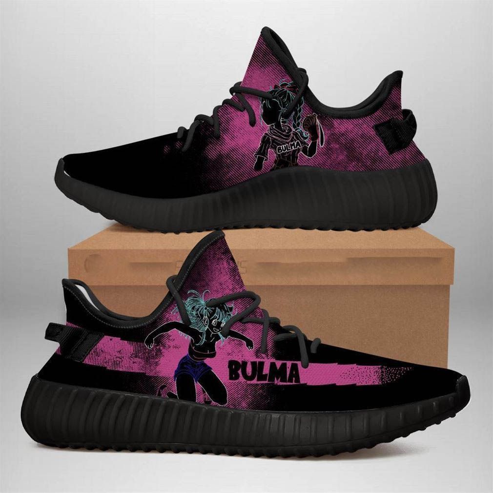 Bulma Yz Sneakers Silhouette Dragon Ball Z Anime Shoes Black Shoes Yeezy Sneakers