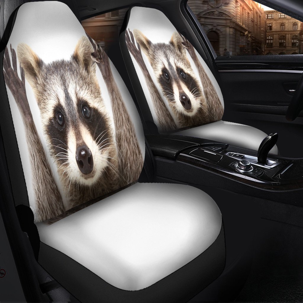 Raccoon Animal Car Seat Cover