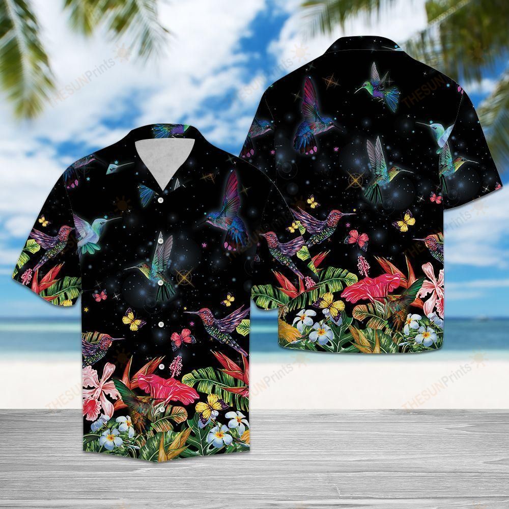 Colorful Hummingbird Hawaiian Shirt Ha3596