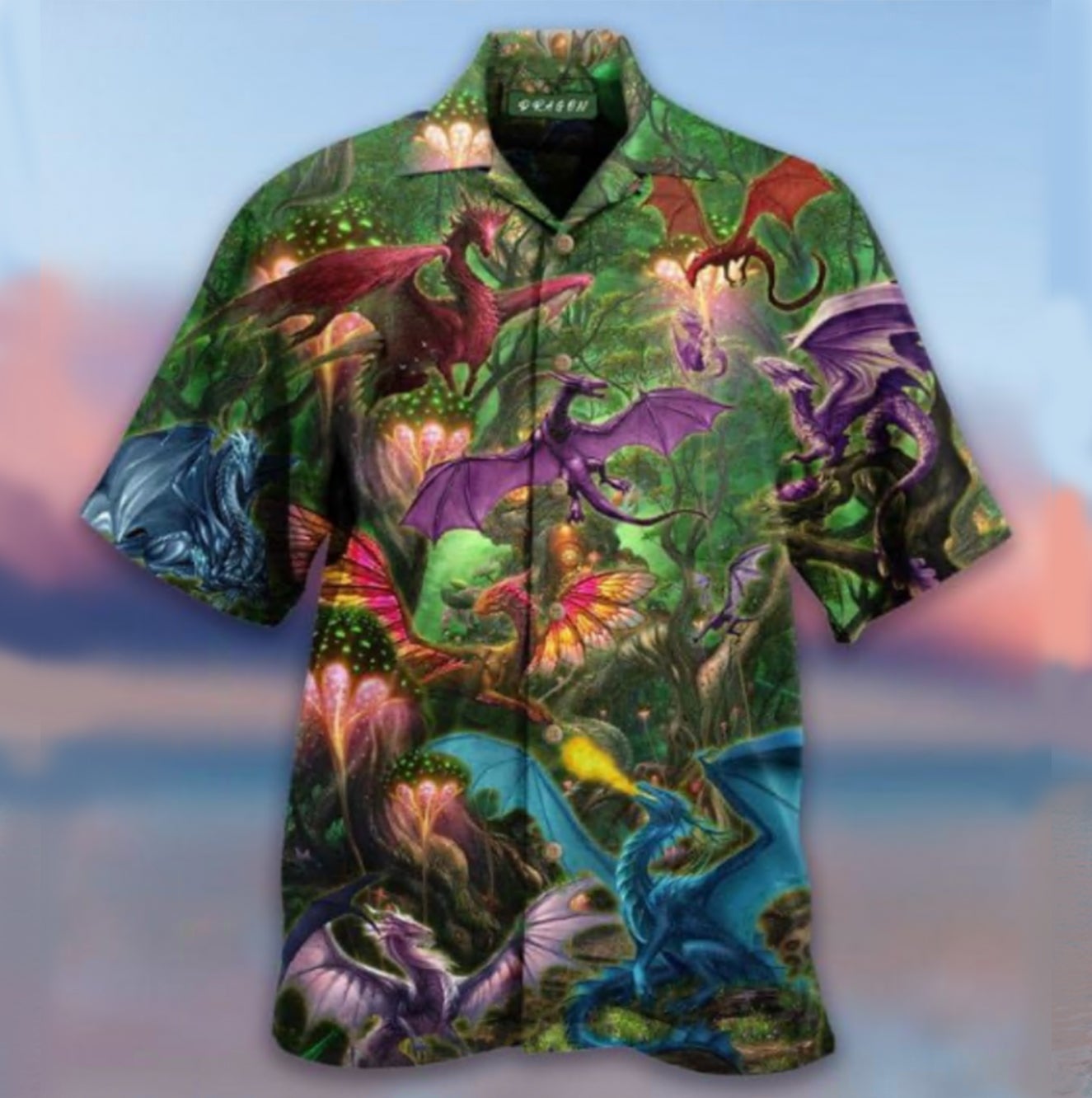 Deep Forest Dragon Hawaii Lover Hawaii Shirt For Men Women Ha11545