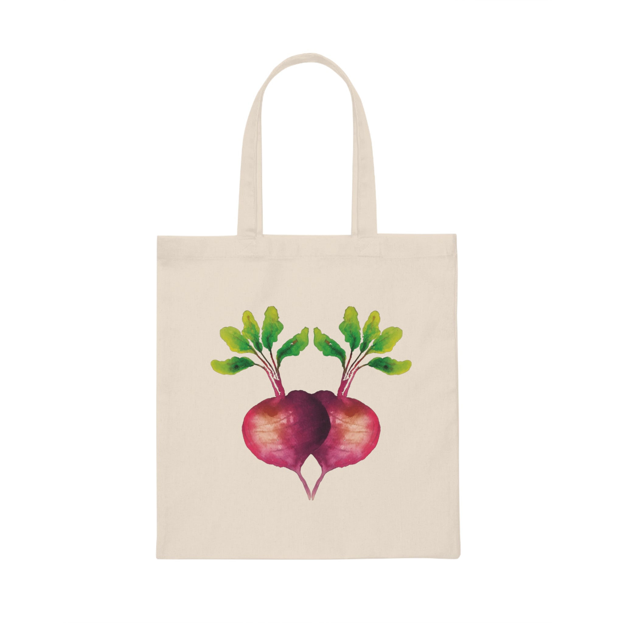 Beet Vegetable Tee Shirt Vegetarian Clothing T Shirt Vegan Plant T-Shirt Canvas Tote Bag