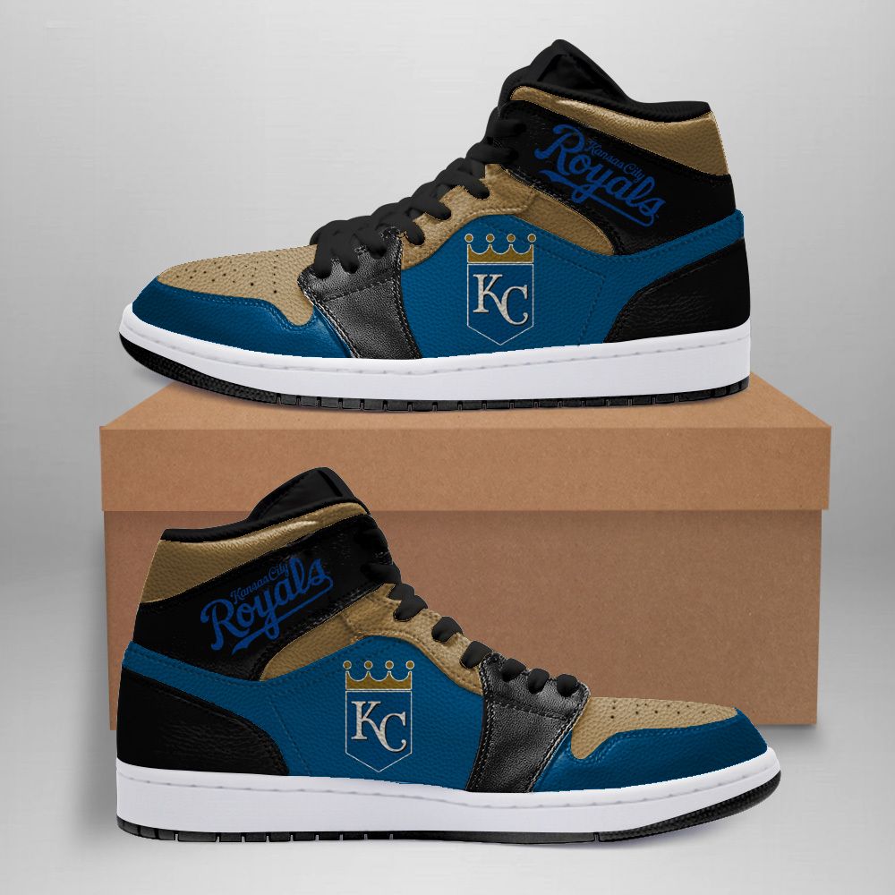 Kansas City Royals Black Air Jordan Sneakers Shoes