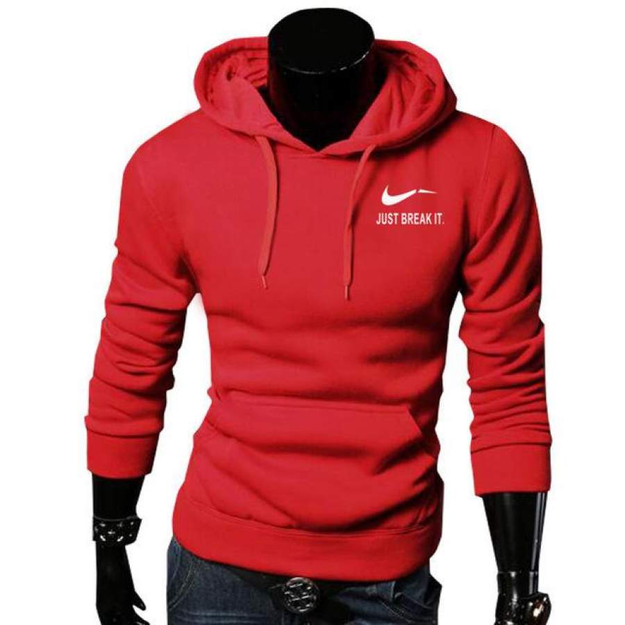 New Brand Sweatshirt Men’s JUST BREAK IT Hoodies Men Hip Hop Fashion Fleece high quality Hoody Pullover Sportswear Clothing