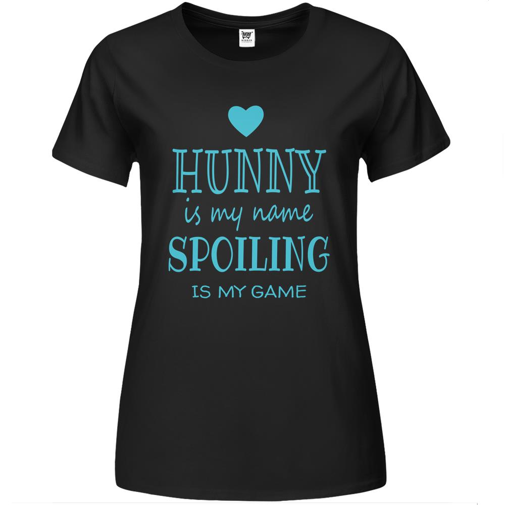 Hunny Is My Name Funny Gifts For Grandma Premium Womens Tshirts