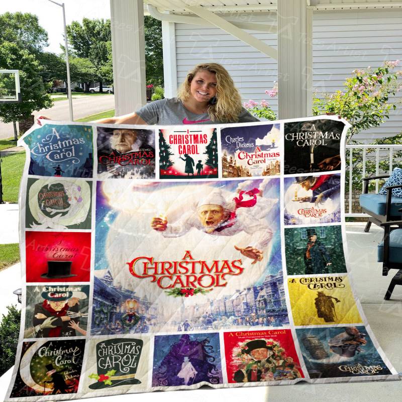 A Christmas Carol Quilt Blanket 0779