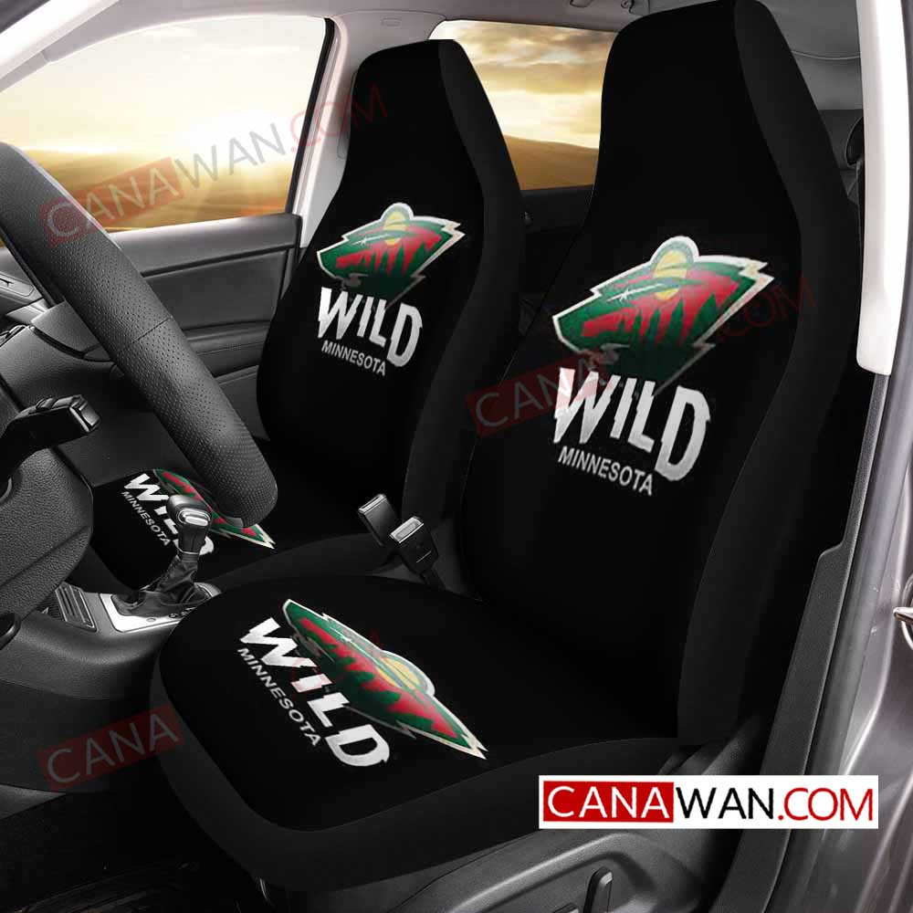 Minnesota Wild Style122 3D Customized Personalized Car Seat Cover