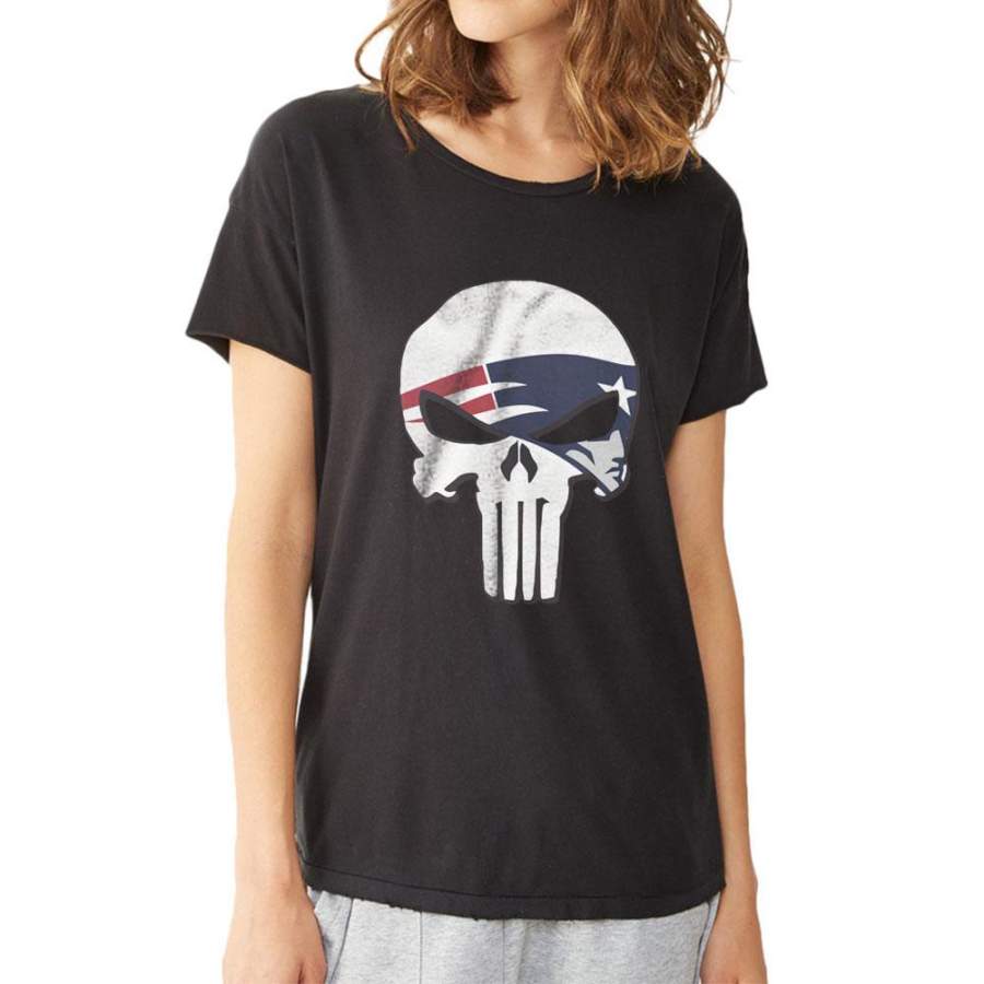 New England Patriots Punisher Women’S T Shirt