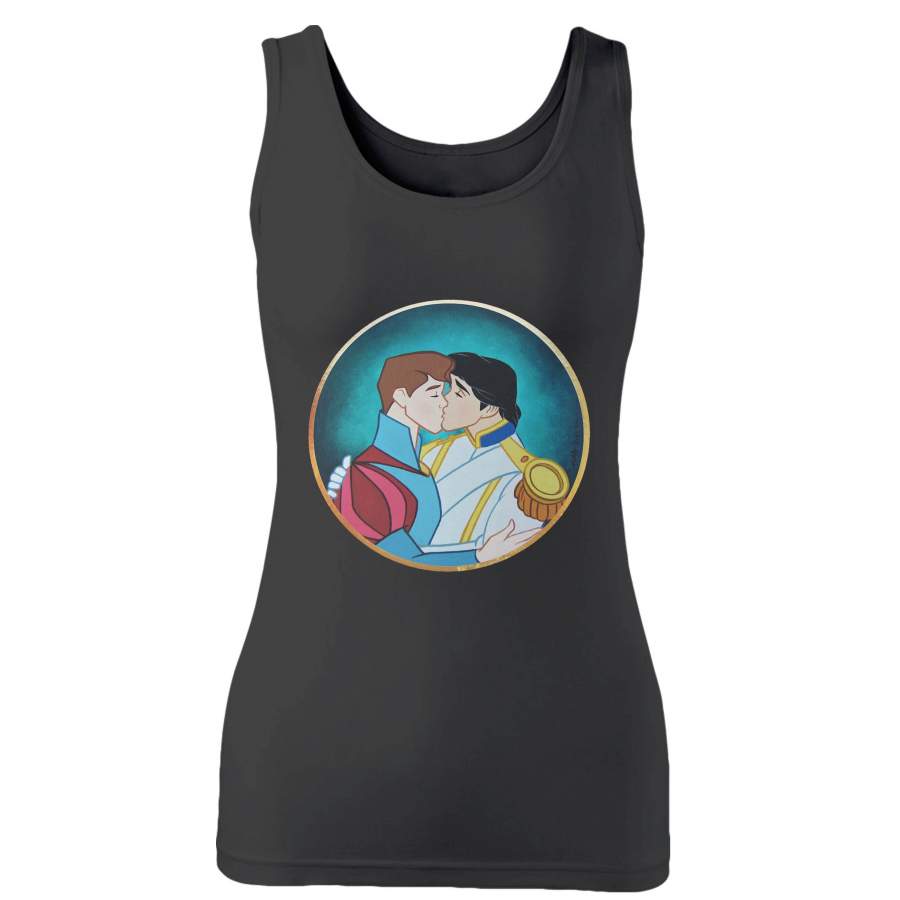 Gay Pride Princeses Disney Woman’s Tank Top