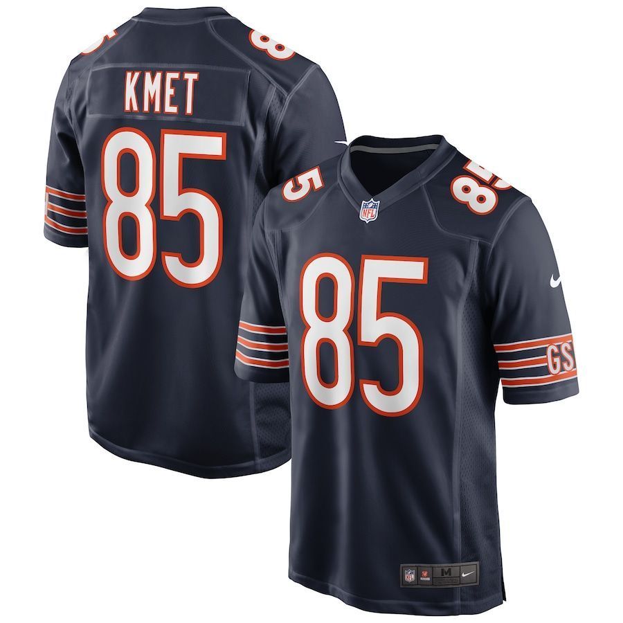 Chicago Bears Cole Kmet Navy 2020 NFL Draft Pick Game Jersey