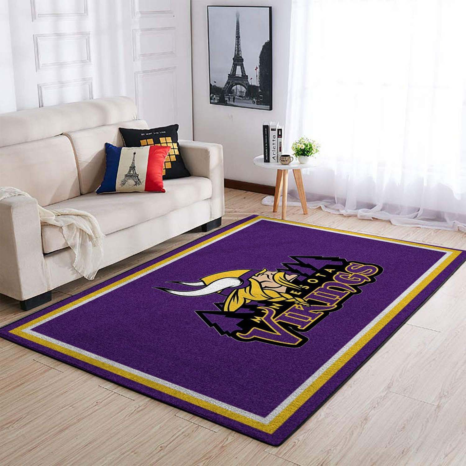 Minnesota Vikings Area Rugs Living Room Carpet SIC121204 Local Brands Floor Decor