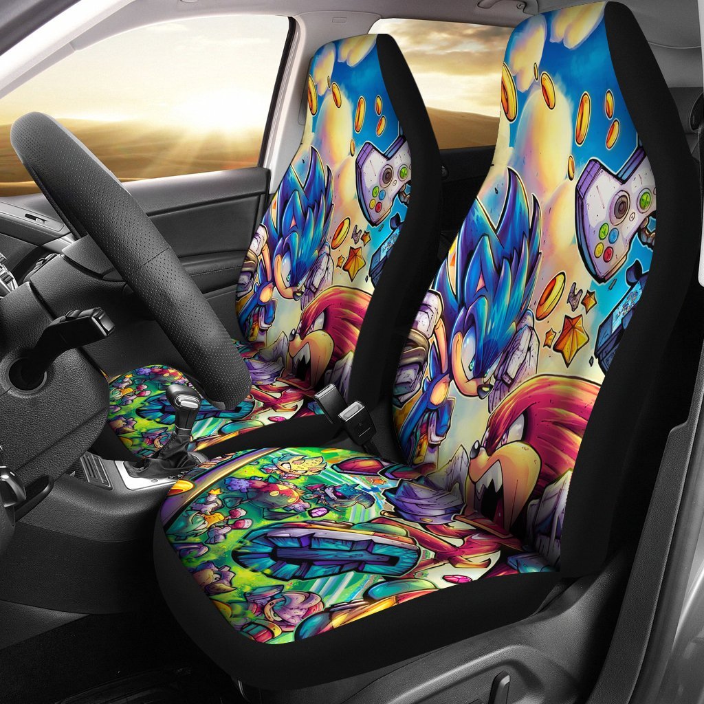 Sonic The Hedgehog Car Seat Cover