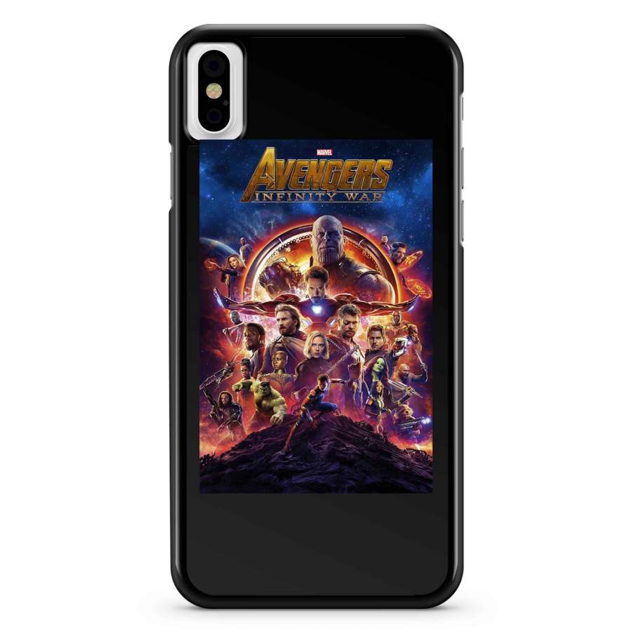 Avengers Infinity War Poster iPhone X / XS / XR / XS Max Case