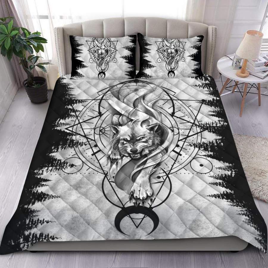 Wolf Wild Quilt Bedding Set by SUN AM130504