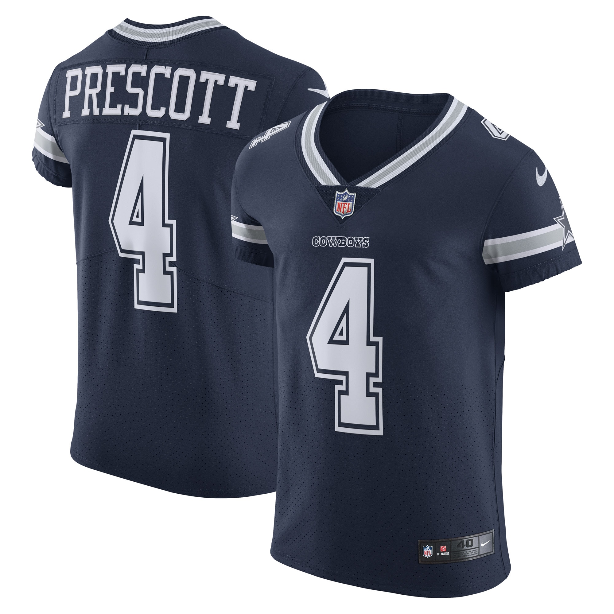 Dak Prescott Dallas Cowboys Vapor Elite Player Team Jersey – Navy