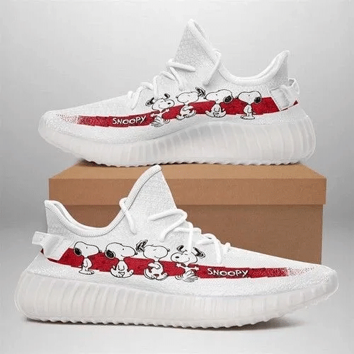 Snoopy Style Custom Yeezy Sneakers Shoes For Sale