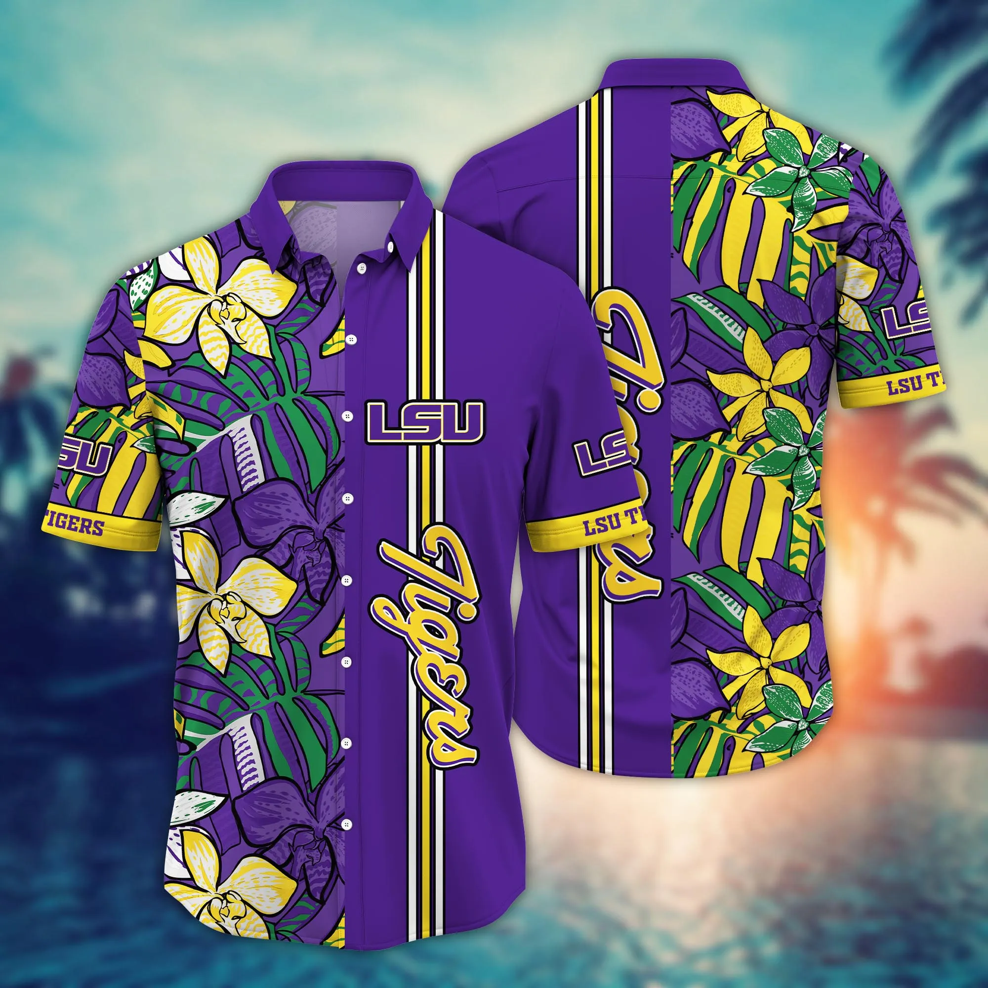 Lsu Tigers NCCA Hawaiian Shirt June Aloha Shirt