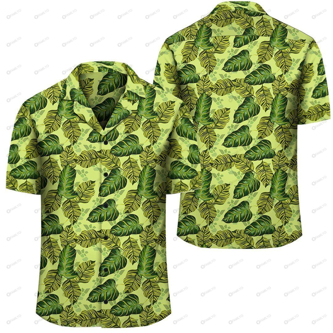 Tropical Green Hawaiian Shirt Summer Hawaiian For Men, Women, Couple