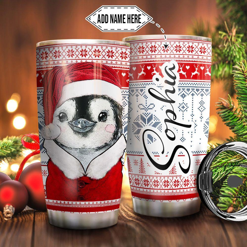 Penguin Christmas Personalized TTR0611012 Stainless Steel Tumbler